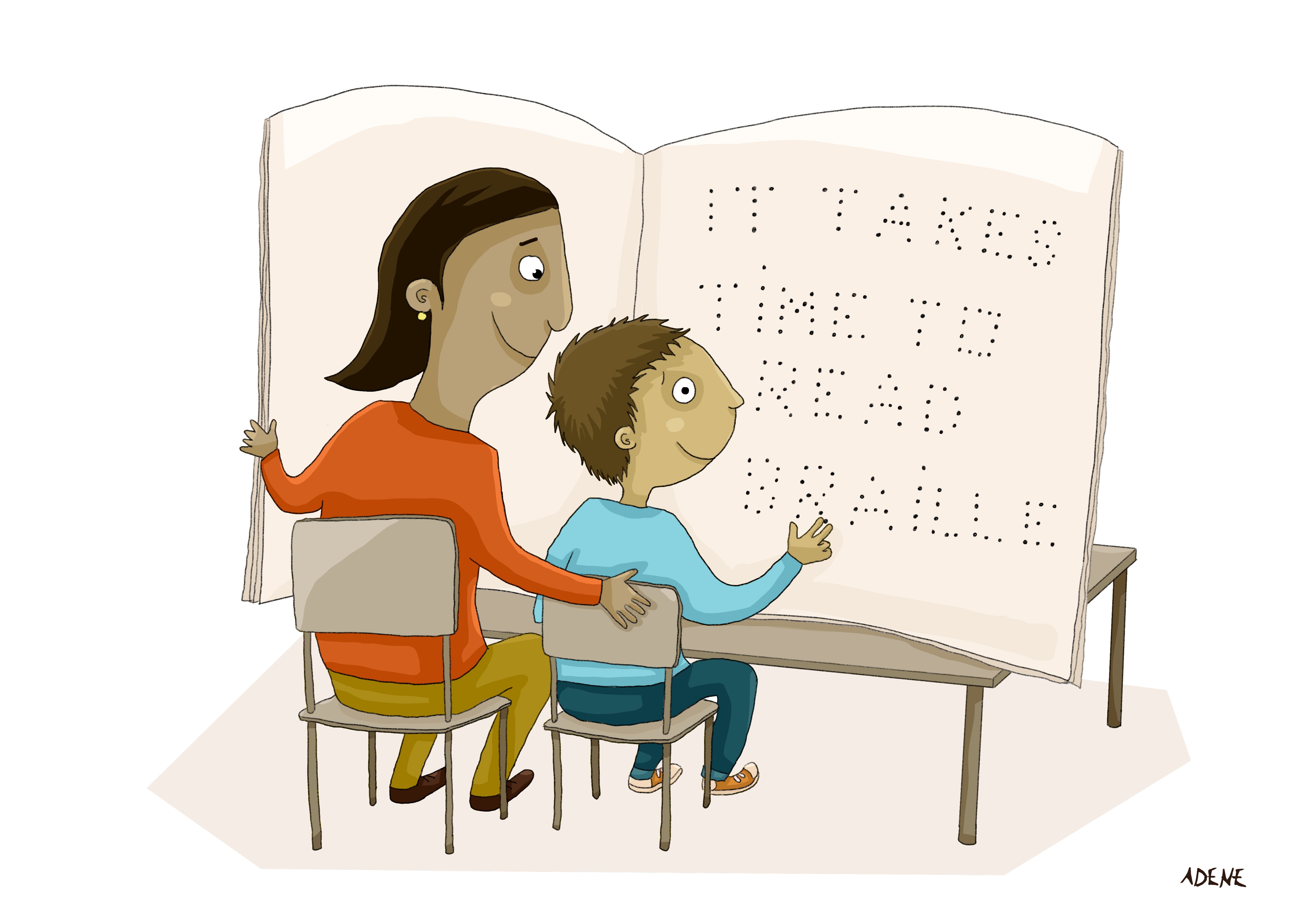 Cartoon 11 - support of teachers - colours