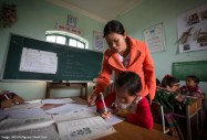 Teacher Nguyen Thi Thanh Hoan, Vietnam, "There are 13 ethnic students in my class. All Hmong girls. Some have a very difficult life. With language, vocabulary is always a challenge. Sometimes when you teach in Vietnamese they seem not to understand, but when you repeat in Hmong, you find out they do understand. So we try to speak Vietnamese in short, simple sentences. Sometimes we use visual tools, like images or real things, to help their understanding. At the same time, I try to learn Hmong from them. "